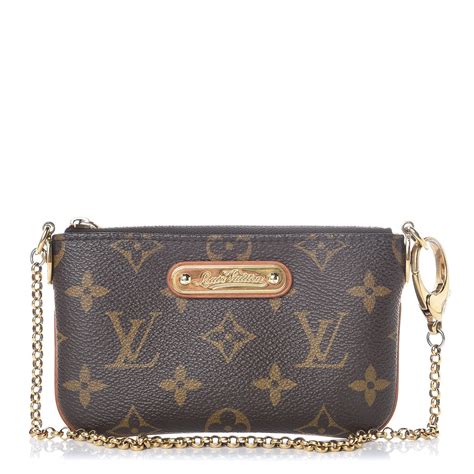 louis vuitton pochette milla pm|LOUIS VUITTON Monogram Pochette Milla PM .